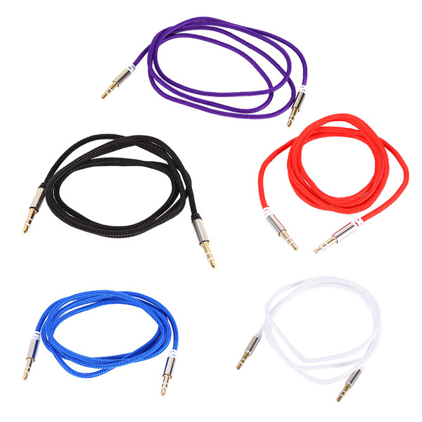 Audio Cable Adapter Jack 3.5mm AUX Cable Male to Male Car Auxiliary Cord Stereo Cable