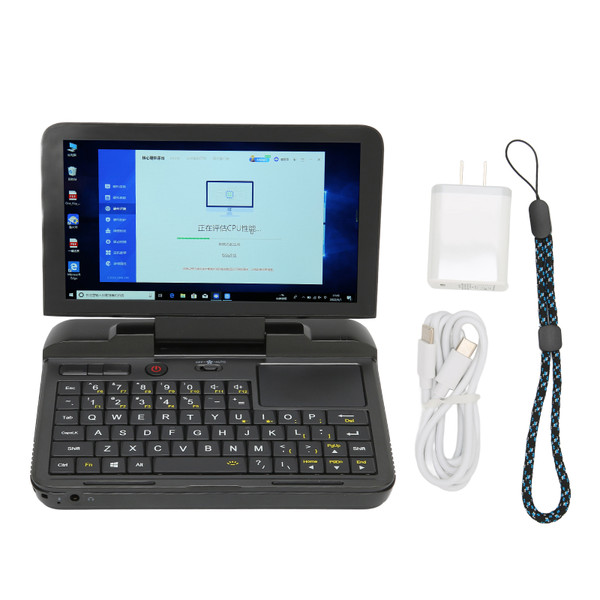 Micro PC Laptop 8GB DDR4 RAM 256GB M.2 SSD for Celeron Processor N4120 Quad Core 2.4G 5G 6 Inches Portable Laptop 110‑240V US Plug