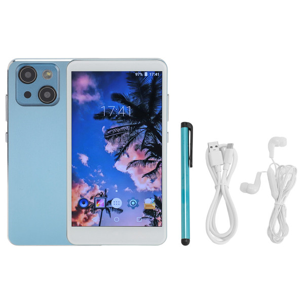 MP4 Player with Stylus 1920x1080 5.0 Inch IPS Touchscreen Noise Reduction Supports Music Video PhotoWiFi Bluetooth 5.0 FM Radio E Book for Android Blue 64GB Expansion