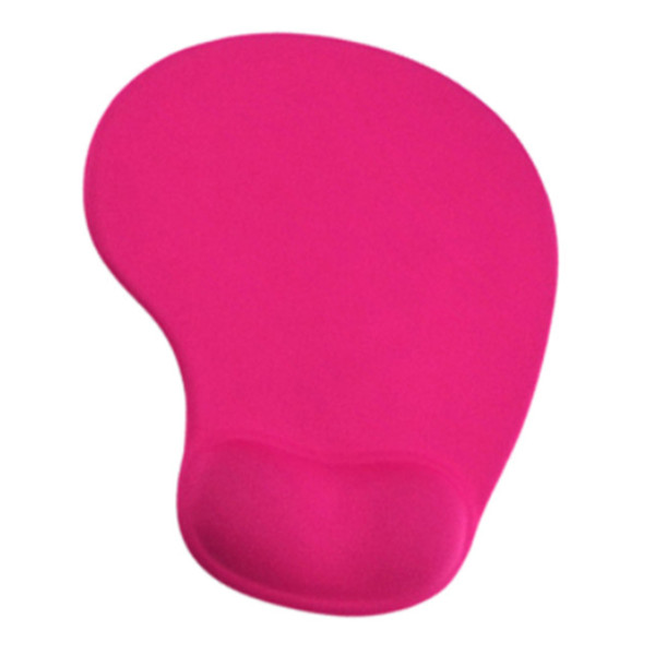 Wrist Rest Mouse Pad Ergonomic Design Soft Comfortable Pain Relief Wrist Support Silicone Mouse PadOPP Packaging Rose Red