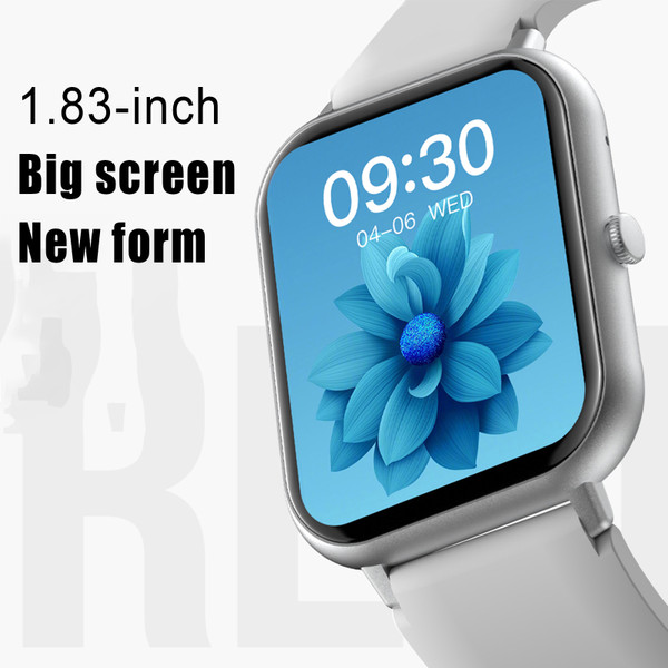 Smart Watch 1.83-inch High-Clear Display Screen Health Monitoring Sleep Monitor Watch IP67 Waterproof BT5.2 Call 10 Days Long Usage Time Multi-sport Modes for Men Women Health Monitor Watch