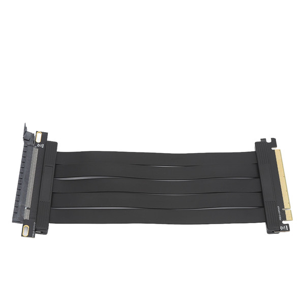PCIE 4.0 X16 Extender 180 Degree 26GB/s 7.9in Long Gold Plated GPU Extension Cable for RTX3090 RTX3080ti RTX3070