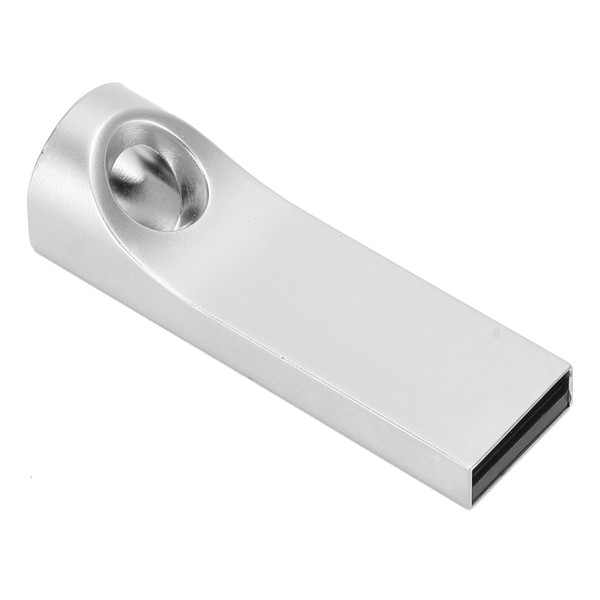 U Disk USB 2.0 Memory Stick Metal Mini Portable Waterproof Computer Supplies Silver64G