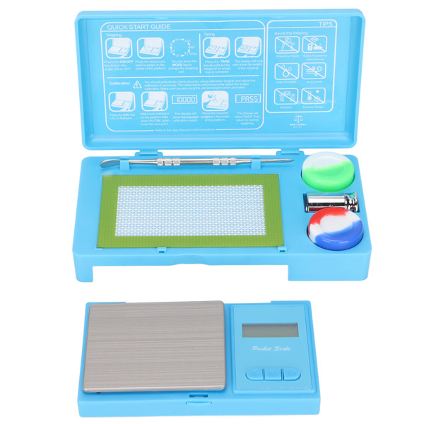 Digital Pocket Scale 0.01g to 500g Electronic Scale with 7 Units Conversion for Food Powder Coin Jewelry Gold