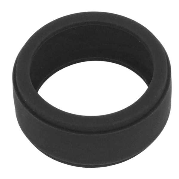 Smart Ring Cover Soft Skin Friendly Elastic Scratch Proof Silicone Ring Protector for Men Women Black S for Size 6 7 8 9 10
