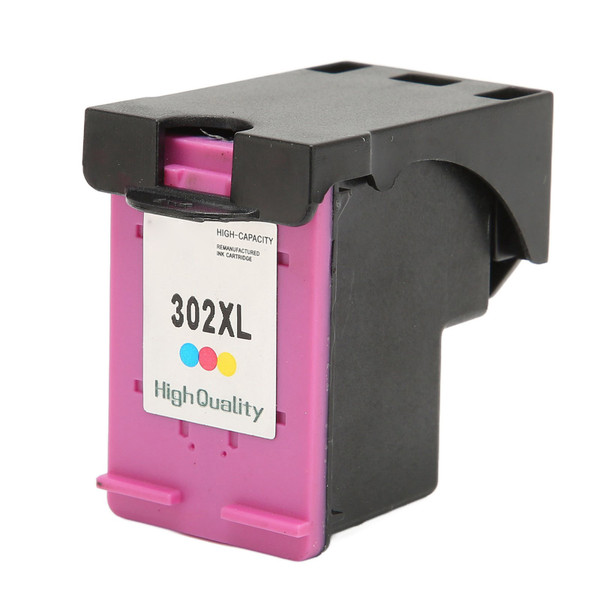 302XL Print Cartridge Durable High Density Sponge Widely Compatible Inkjet Cartridge for Officejet Deskjet Envy H 302XLC