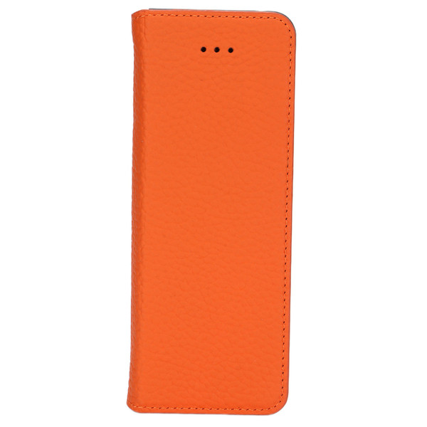 Protective Leather Case Elegant 360° Protection Classic Litchi Texture Leather Case for SamsungOrange