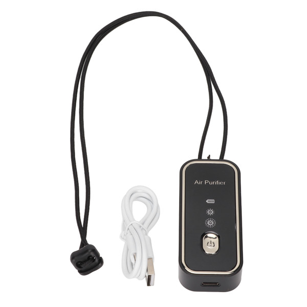 Purifier Necklace Negative Ion USB Rechargeable Portable Small Air Purifier for Car Bedroom