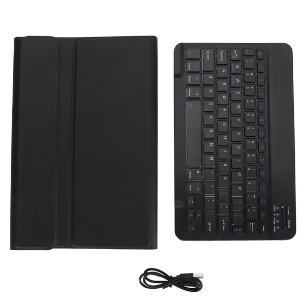 Keyboard Case for Xiaomi for Mi Pad 6 6 Pro 11 Inch 2023 PU Stand Cover with Magnetic Removable Wireless Bluetooth Keyboard Black
