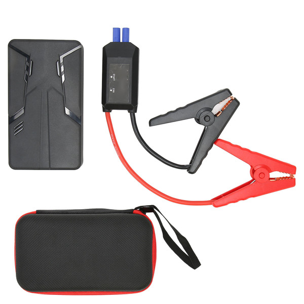 Car Jump Starter 600A Peak 8000mAh LED Light SOS POS Portable Car Battery Booster Pack for 5L Gasoline 2L Diesel Engine
