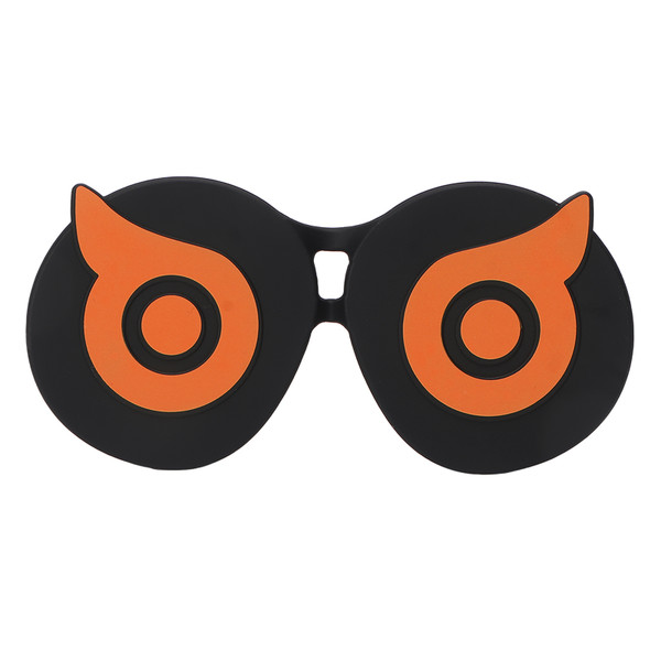 VR Lens Cover Professional Cute Owl Shape Silicone VR Lens Protector for PICO4 Accessories Orange