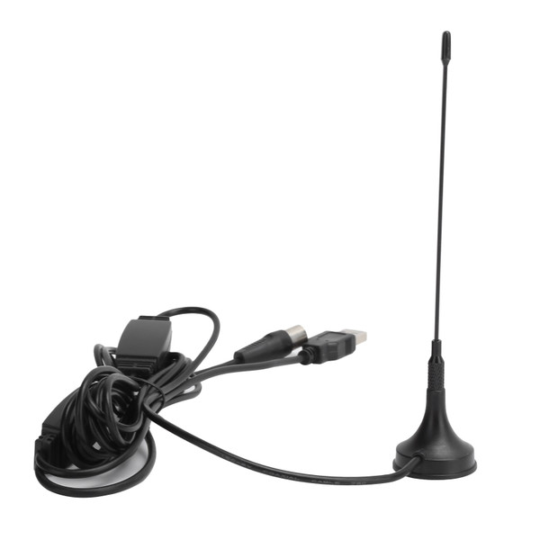 HDTV Antenna 174‑230 /470‑862MHz Frequency Signal Strengthen Antenna with Suction Cup Base