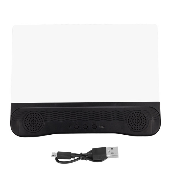 12 Inch Telephone Screen Magnifying Glass 6D Stereo Sound HD Screen Amplifier for Movies Videos Games
