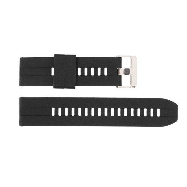 Watch Band Strap 22mm Universal Quick Release Silicone Accessory for Realme Watch 2Black