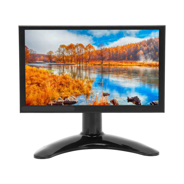 7 Inch On Camera Monitor 3G SDI HD Multimedia Interface Monitor TFT LCD Screen with Stand 100‑240V US Plug