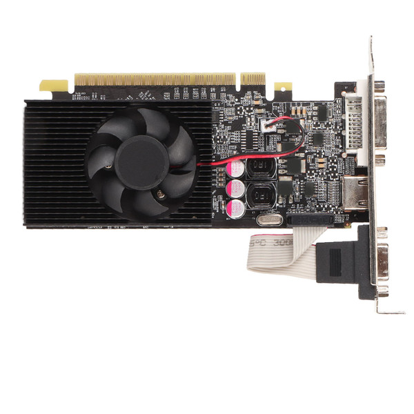 GT730 2GB GDDR3 64bit Graphics Card Support DVI I VGA HD Multimedia Interface Gaming Graphics Card with Cooling Fan GT730 2GB GDDR3