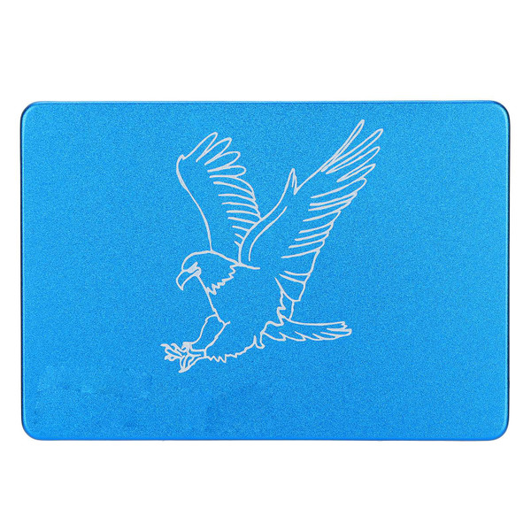 Hsthe Sea SSD Automatic Recognition Intelligent Error Correction Blue Metal 2.5‑inch Hard Drive for Storing Data60GB