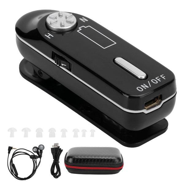 C‑06 USB Rechargable Hearing Aid Ear Sound Amplifier Assist ABS Noise Reduction Device
