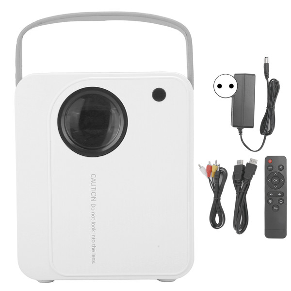 Portable Projector Handheld LED 1080P HD Movie Indoor Outdoor Display Supplies YJ350 100‑240VEU Plug