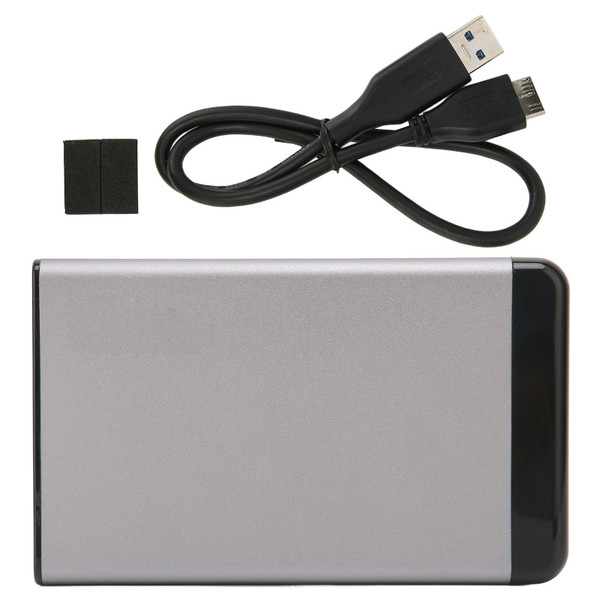 2.5in Hard Disk Box USB3.0 General 5Gbps Speed Aluminum Alloy Fall Prevention Hard Disk Case