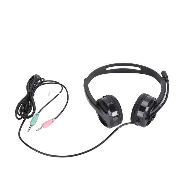 Microphone Headphones 120 Degree Rotatable Microphone Wired Headsets HiFi Speaker Laptop Headphones for Music Video