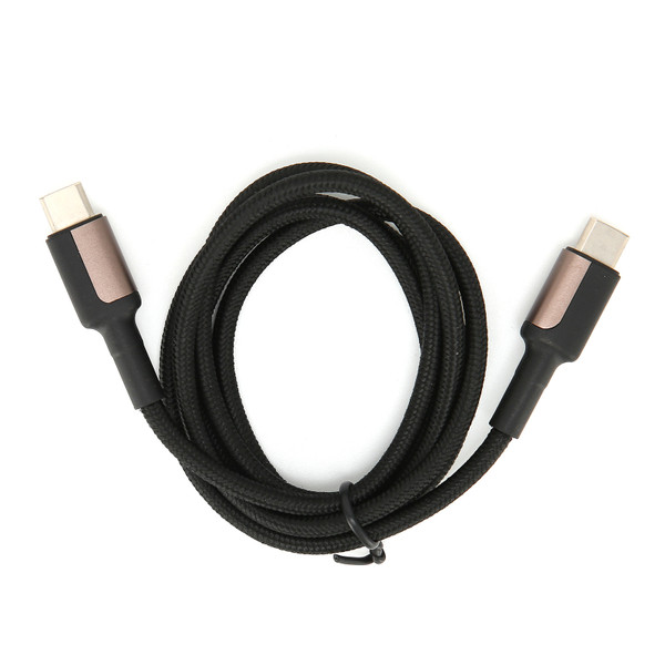 KUULAA Quick Charging Zine Alloy TypeC to TypeC Nylon Braided Wire Mobile Phone Data Wire(1m )