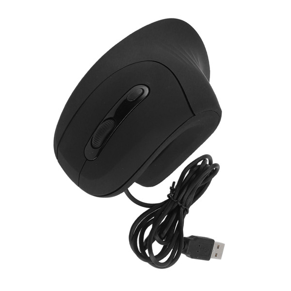 USB Vertical Wired Mouse 4 Adjustable DPI Silent Click Ergonomic Vertical Optical Wired Mice for Windows for Chrome for Linux