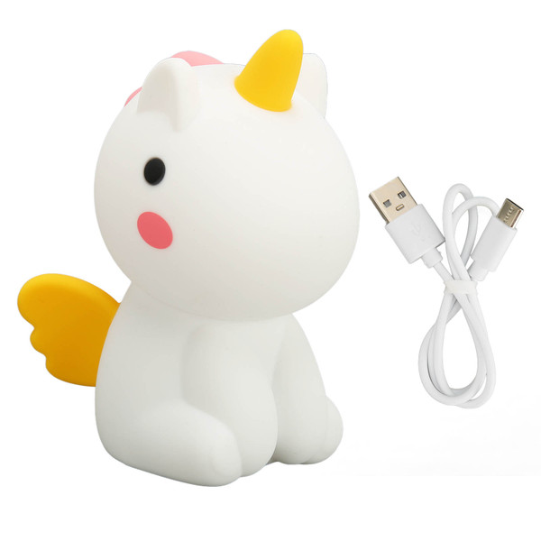 Touch Night Light Cute Color Changing Rechargeable Touch Control LED Baby Sleeping Light for Bedside Bedroom
