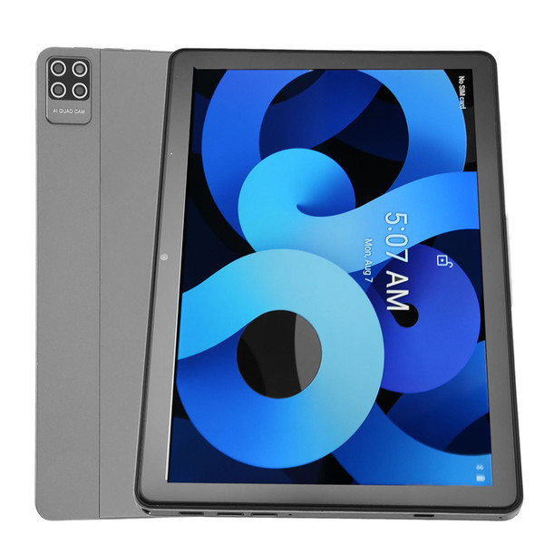 10.1 Inch Tablet HD Screen MTK6762 Octa Core 12GB RAM 512GB ROM 5G WiFi 4G LTE Network 8MP 16MP Tablet PC for Android 13 Grey