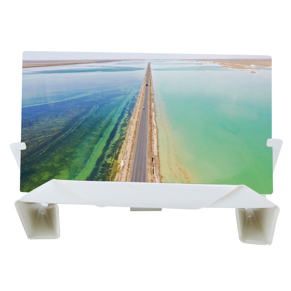 10 Inch Mobile Phone Screen Amplifier 9D Foldable Eye Protective Screen Magnifier EnlargerWhite