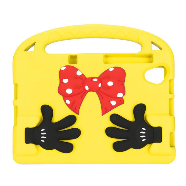 Kids Tablet Cover for TAB M10 for Galaxy TAB S6 for MatePad Precise Cut Adjustable Angle Nontoxic Cartoon Tablet Case Yellow