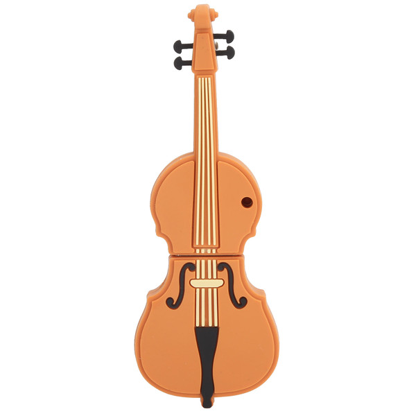 Violin Modeling USB Stick Lovely Home Office USB Flash Drive for Music Data Storage16GB