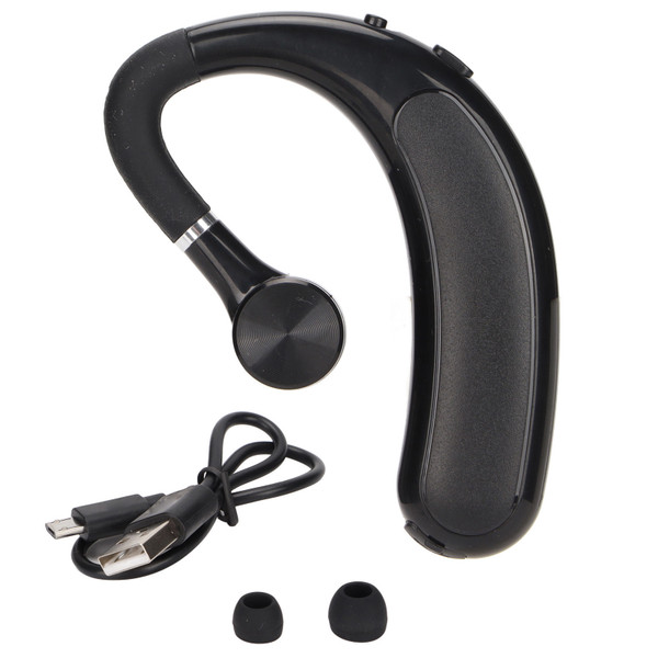 Bluetooth Earpiece High Definition Hands Free Calls Wireless Bluetooth 5.2 Headset with Ear Hook for Business Driving
