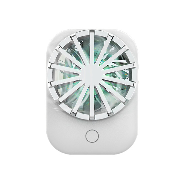 Mobile Phone Cooling Fan Game Cooler USB Wireless Back Clip Cooling Fan Phone Cool Heat Sink Wind Adjustable White