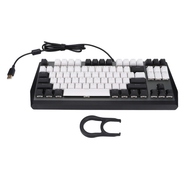 Mechanical Keyboard 87 Keys RGB Backlight Red Switch Wired USB Computer Supplies for Win 2000