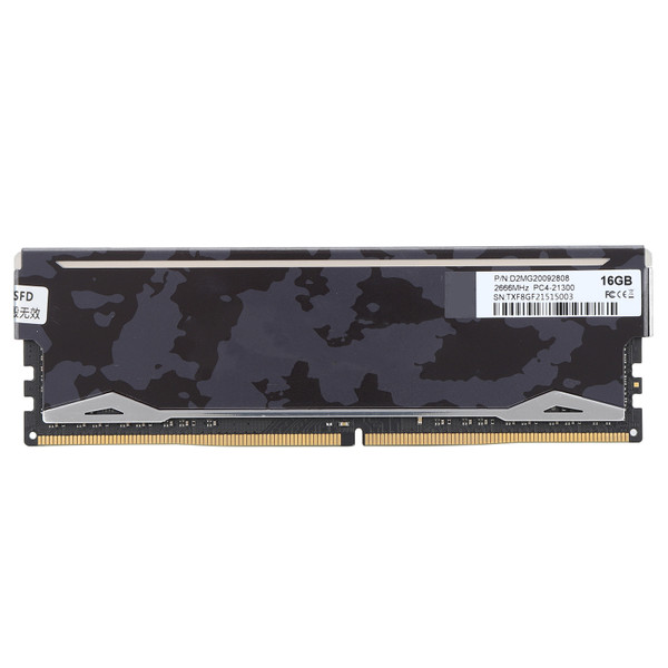 DDR4 RAM Metal Aluminum High Performance PCB DDR4‑2666MHz PC4‑21300 Desktop Memory16GB