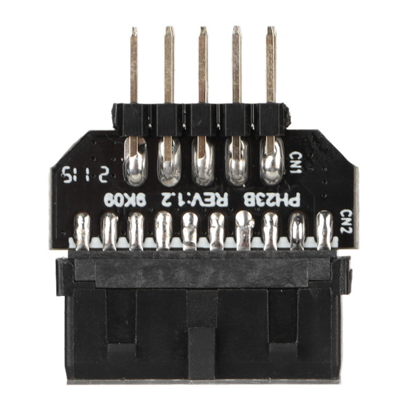 USB Motherboard Splitter Motherboard Usb2.0 9 Pin to Usb3.0 19 Pin Front Panel Plug in Female Plug Conversion Adapter