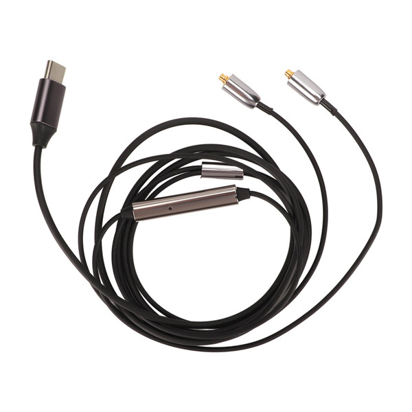 Type C to MMCX Headphone Cable Professional Oxygen Free Copper Earphone Cable Replacement for SE215 315 535 846