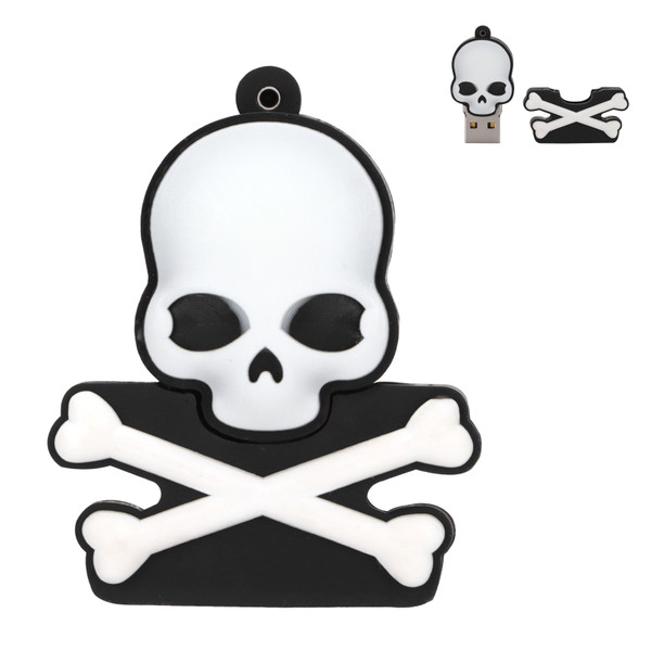 U Disk Skull Personality Novel Gifts Compact Mini U Disk Flash Disk Halloween Gifts2GB