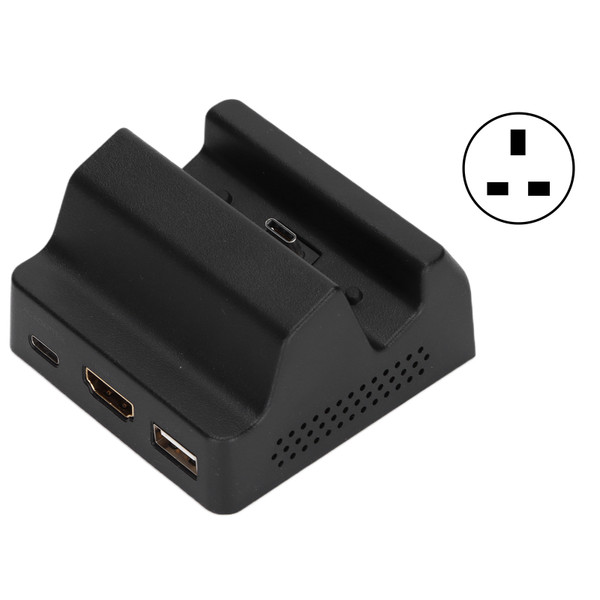 Charger Base for Switch Host Portable Compatible Video Charging Station Base ChargerUK Plug