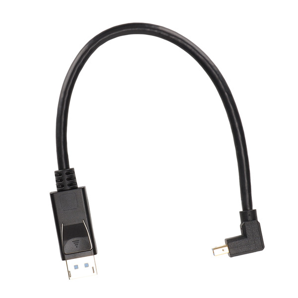 DP to Minidp Adapter Multifunction Supports 8K 60Hz 4K144Hz Bidirectional Transmission Mini DisplayPort Adapter Downward Bend