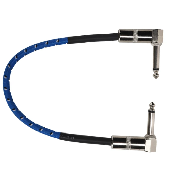 6.35mm Guitar Effect Pedal Cables Connecting Line Pedal Cable Right Angle Cord Guitar Accessories