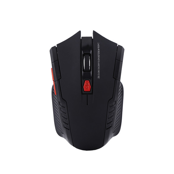 2.4Ghz Mini Portable Wireless Optical Gaming Mouse Mice For PC Laptop Black