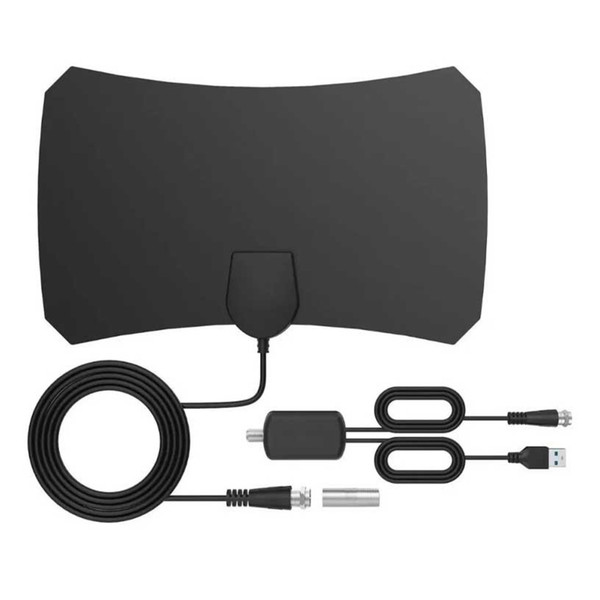 Digital TV Antenna HD 1080p 80 Miles Range Amplified Television Antenna with 9.8ft Coaxial Cable for Indoor
