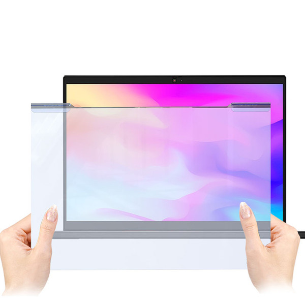Laptop Screen Protector Hanging Blue Light Blocking Anti-UV High-transmittance Film for 14'' Laptop with 16:9 Aspect Ratio