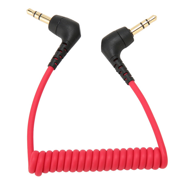 3.5mm TRS to TRS Microphone Cable Noise Elimination 3.5mm TRS Patch Cable for BOYA for Rode SC2 Phone Connection
