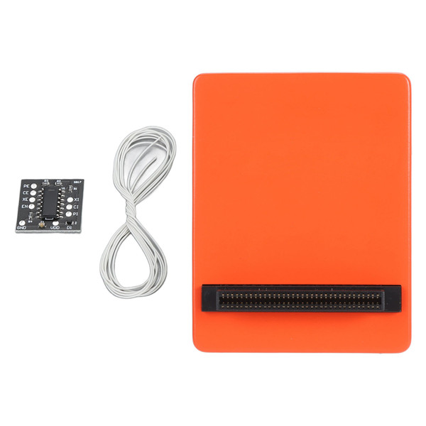 Optical Drive Emulator SDL Kit 3D Printed Case Support Storage Card Gaming Accessories for PS1 Fat Retro Game Console Orange