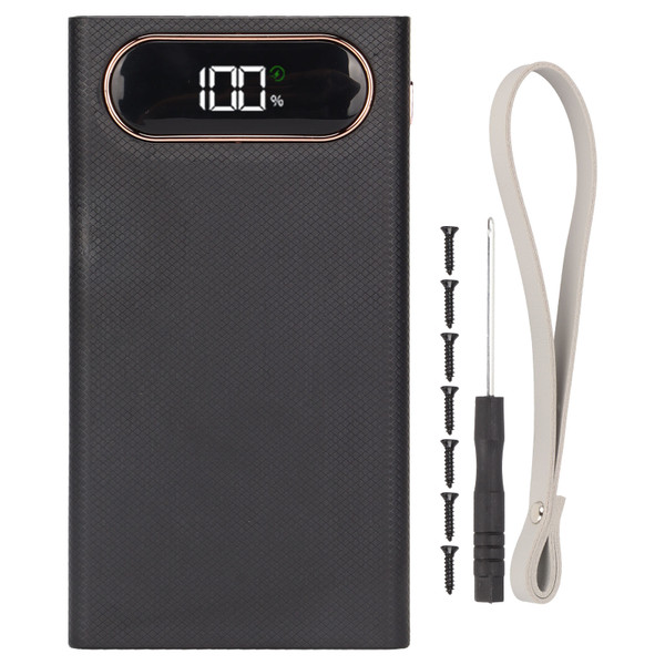 L12 22.5W 12x18650 Welding Free Battery Storage Box LCD Display Portable DIY Power Bank