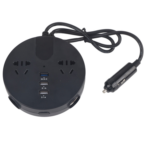 150W Power Source Inverter 12‑24V to  Car Adapter LED Digital Display Vehicle Inverter