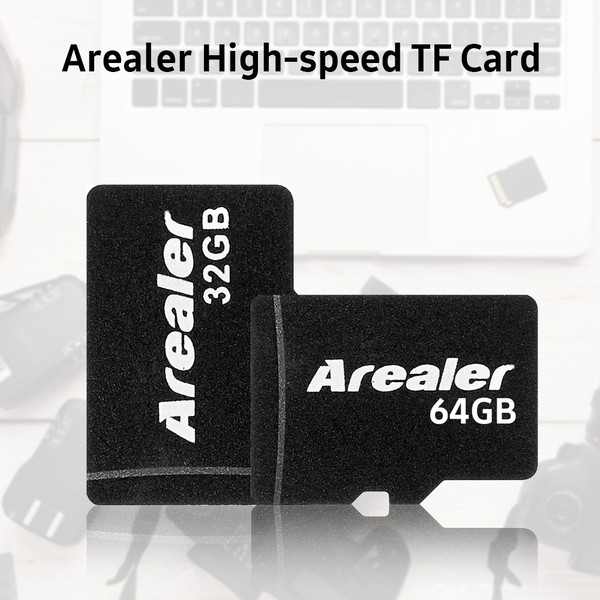 Arealer 32GB TF Card High-speed  SD Memory Card up to 98MB/s Read Speed Suitable for Smartphone Tablet Camera Dashcam UAV